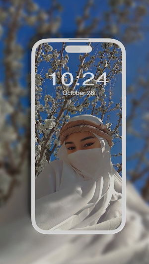 Hijab Girl Wallpaper Screenshot 2