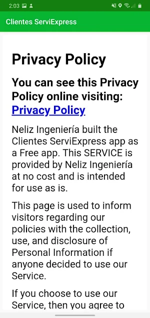 Clientes ServiExpress Screenshot 3