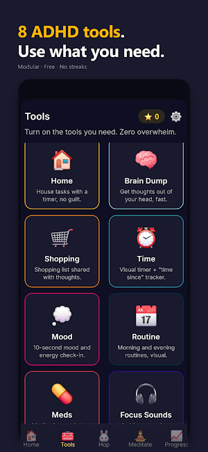 DopaHop: ADHD tasks & focus Screenshot 1