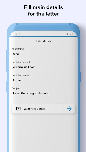 Email Letter Writing App Screenshot 2