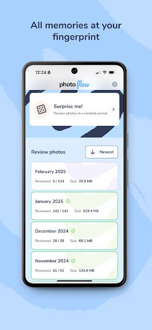 Photo Flow: Gallery Cleaner Screenshot 1