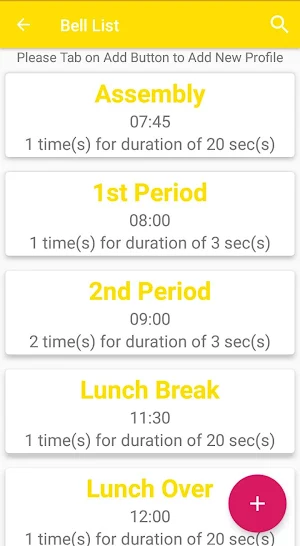 Automatic Bell Controller Screenshot 3