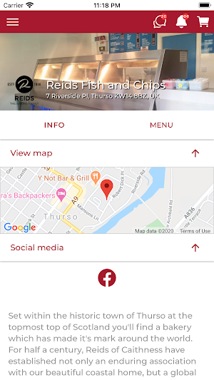 Reids Fish and Chips Screenshot 1