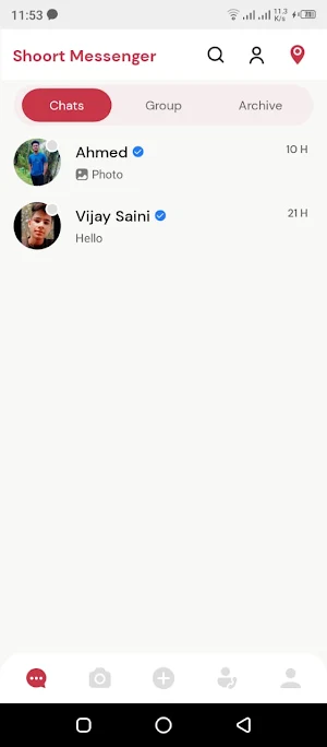 Shoort Messenger Screenshot 2