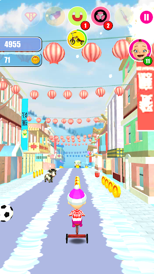 Baby Snow Run - Running Game Screenshot 1