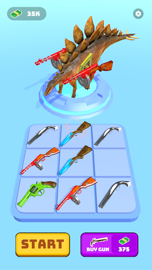 Dino Gun Madness Screenshot 0