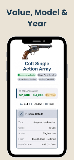Gun Value: Firearm Identifier Screenshot 1