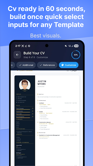 cv Maker AI Fast Resume build Screenshot 3