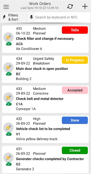 FlexMaint Mobile Screenshot 1