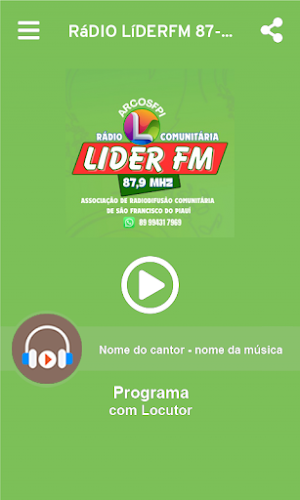 Rádio LíderFM 87-9 Screenshot 0