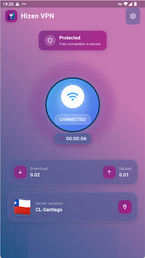 Hizen VPN - Fast & Secure VPN Screenshot 3