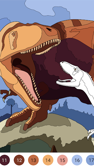 Dinosaur Coloring Book – Encyclopedia for Kids Screenshot 2