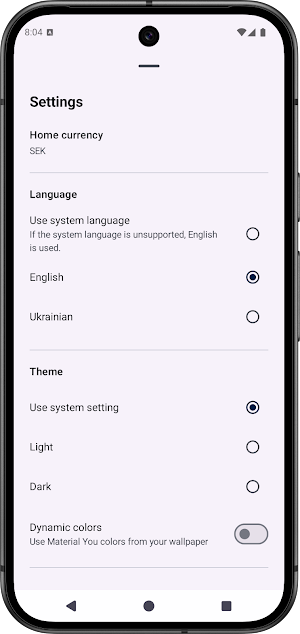 RateWay — Currency Converter Screenshot 2