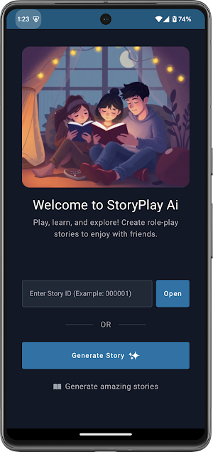 StoryPlay AI: read storyes Screenshot 0