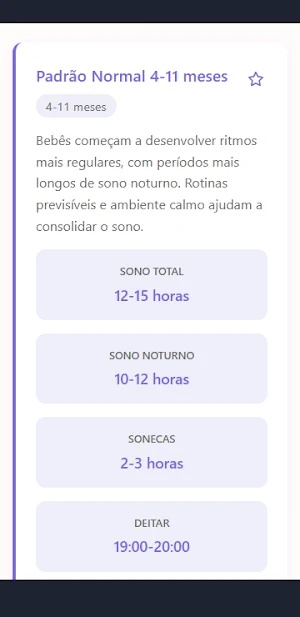 Guia de Sono do Bebê Screenshot 3