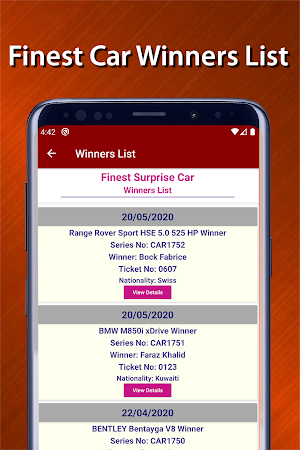 Dubai Duty Free Draw Results Screenshot 2