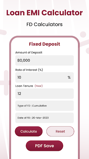 LoanMate Pro - EMI Calculator Screenshot 1