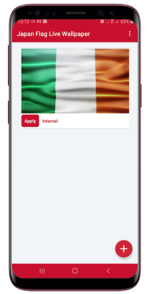 Ireland Flag Live Wallpaper Screenshot 0