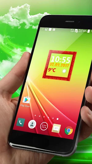 Best Digital Clock Widget Screenshot 0