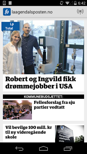 laagendalsposten.no Screenshot 0
