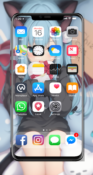 Anime Cat Girl Wallpaper Screenshot 3