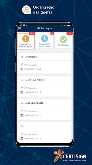 Certisign SignApp - Portal de Assinaturas Screenshot 1