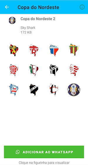 Figurinhas da Copa do Nordeste Screenshot 1