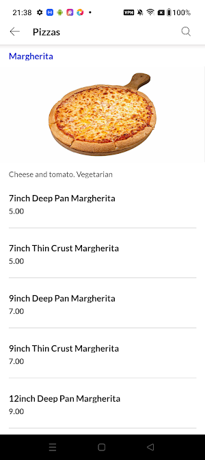 Kings Kebab and Pizza Screenshot 2