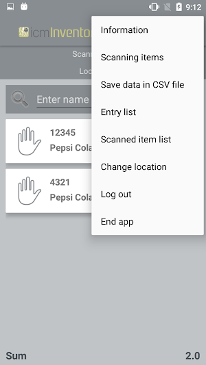 icmInventory for Honeywell Screenshot 1