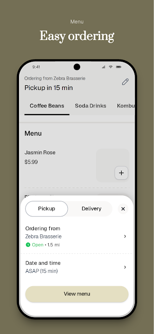 Zebra Brasserie Screenshot 2