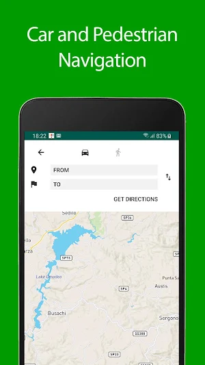 Sardinia Offline Map and Travel Guide Screenshot 1