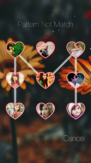 Photo Pattern Lock Screen Screenshot 2