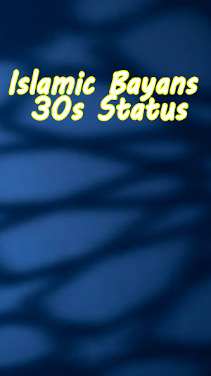 Islamic Bayans 30s Status Screenshot 2