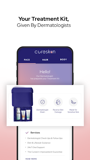 CureSkin™: Treatment kits for skin and hairfall Screenshot 1