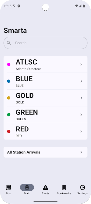 Smarta - transit info Screenshot 2