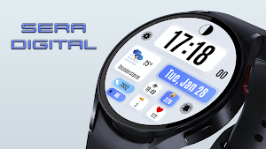 Sera Digital Watch Face Screenshot 1