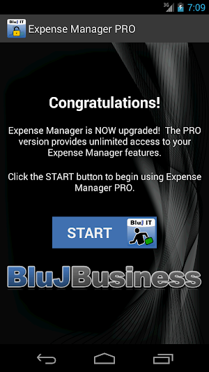 Expense Manager PRO by BluJ IT Screenshot 0