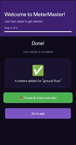MeterMaster - meter readings Screenshot 0