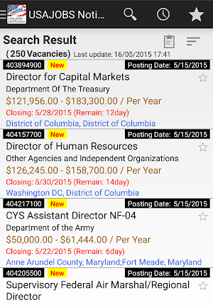 USA Jobs Notification Screenshot 1