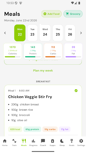 Axyn Fitness Screenshot 1