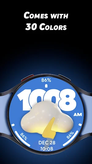 Pixel Weather - Watch face Screenshot 1