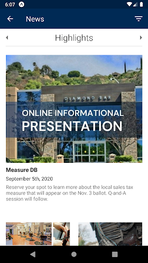 Diamond Bar Connected Screenshot 1