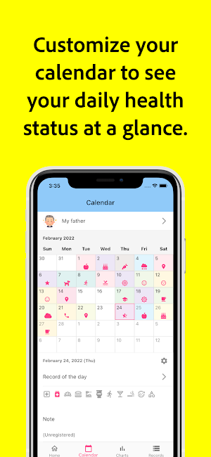 Medication Calendar Screenshot 2
