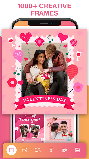 Valentine Photo Frames, Love Screenshot 1