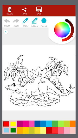 Jurassic Dino Coloring Book Screenshot 2