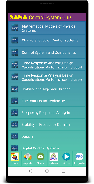 Control System Quiz Screenshot 0