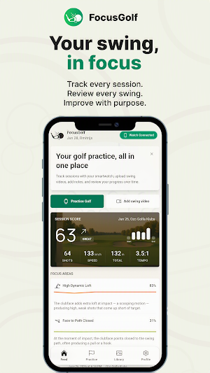 FocusGolf: Your Swing In Focus Screenshot 0