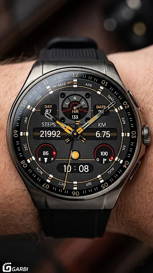 Garbi 109 - Hybrid watch face Screenshot 3