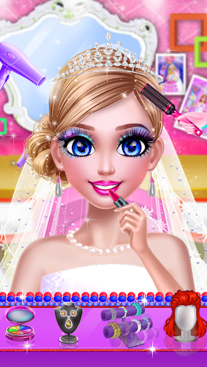 Bridal Salon Makeup Game Screenshot 2