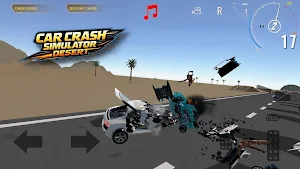 Car Crash Simulator Desert Screenshot 3